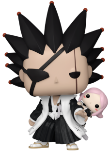 Kenpachi Zaraki with Yachiru Kusajishi